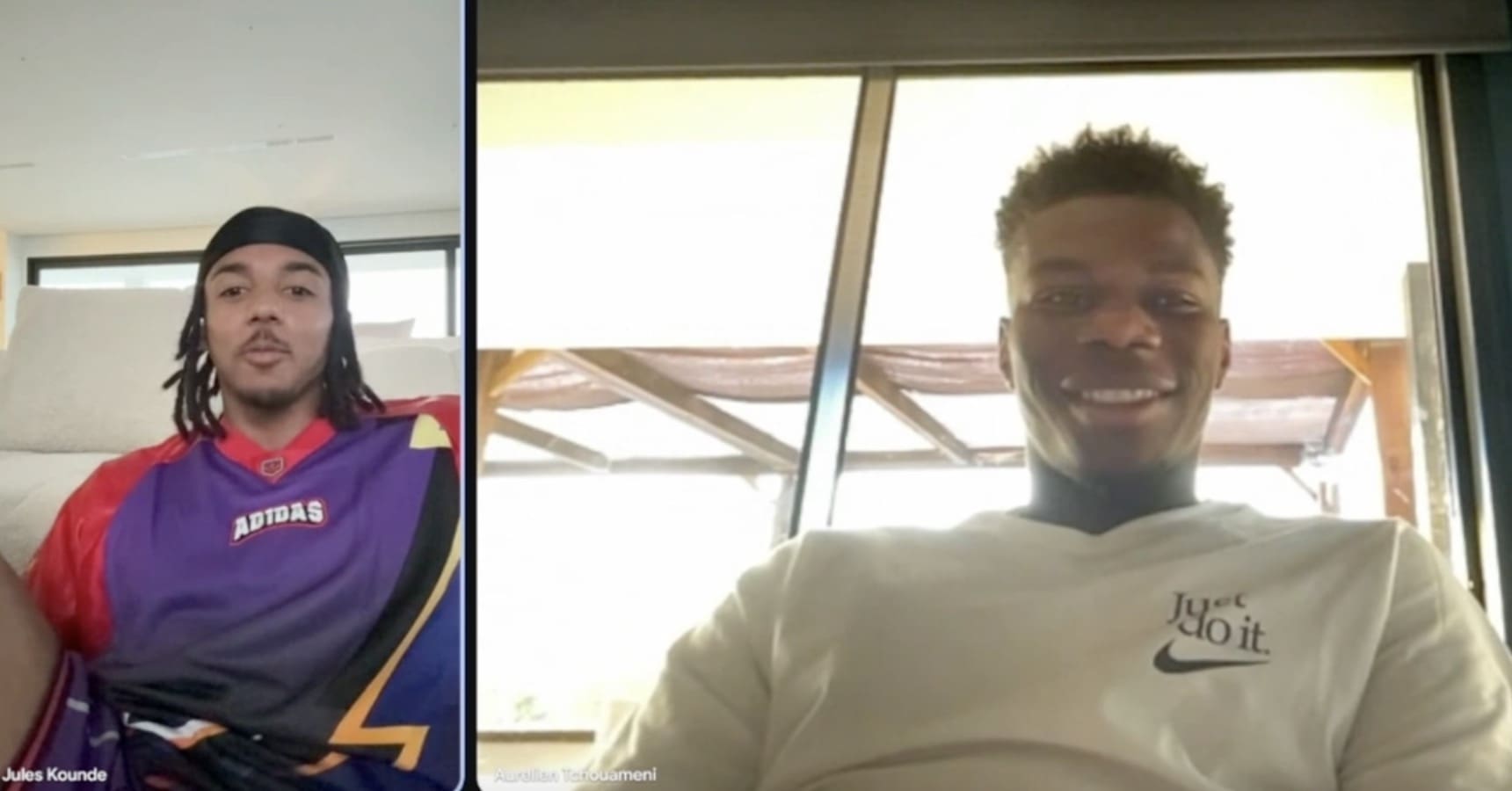 "On voit vos tweets !" : Jules Koundé et Aurélien Tchouaméni s'efforcent de ne pas répondre aux attaques...