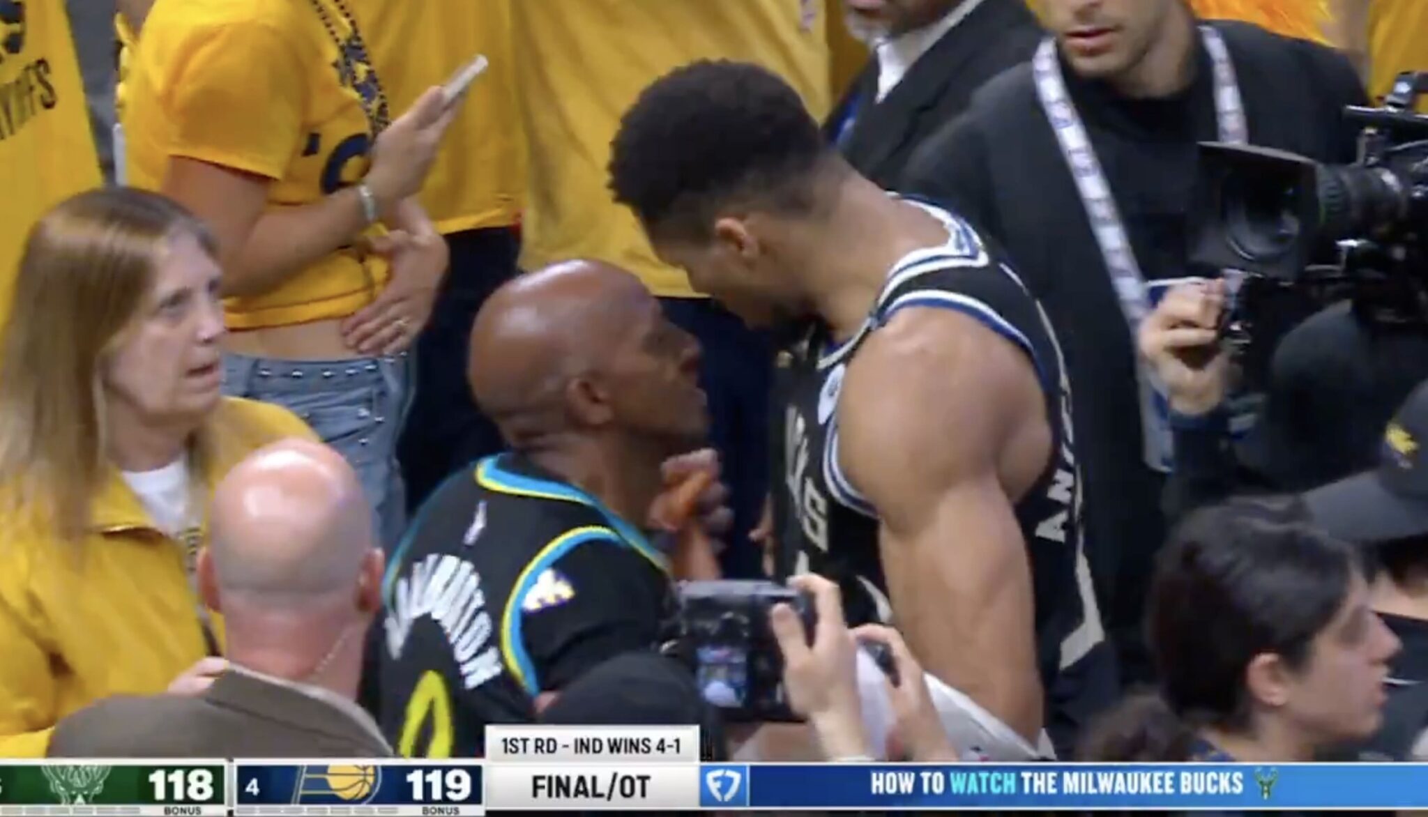 NBA - Clash explosif entre Giannis Antetokounmpo et le père de Tyrese Haliburton !