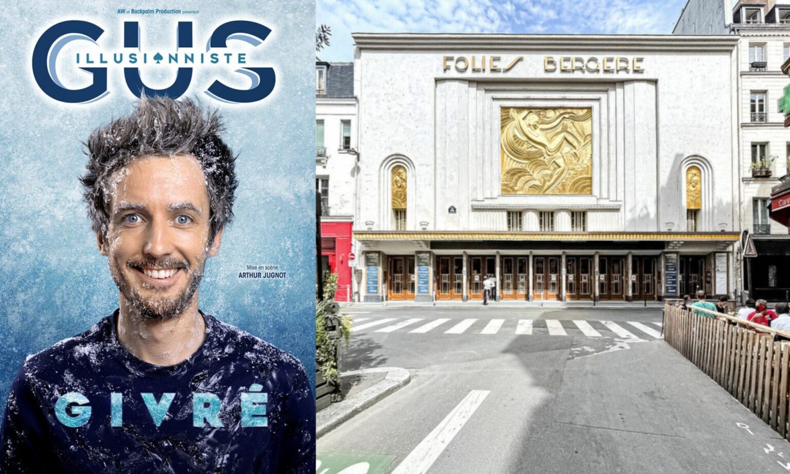Gus l’illusionniste aux Folies Bergère avec son nouveau show “Givré”