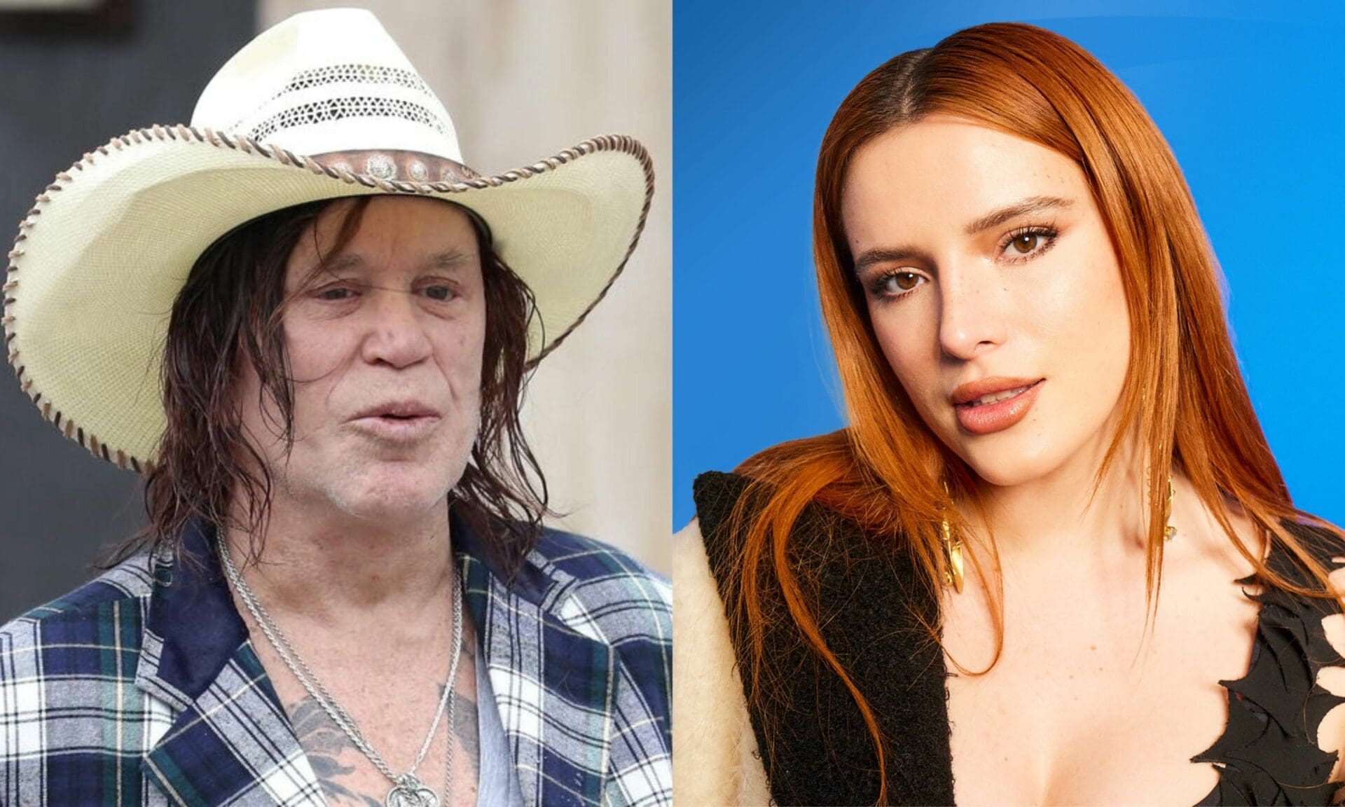 Bella Thorne accuse Mickey Rourke de violences sur un tournage en 2020