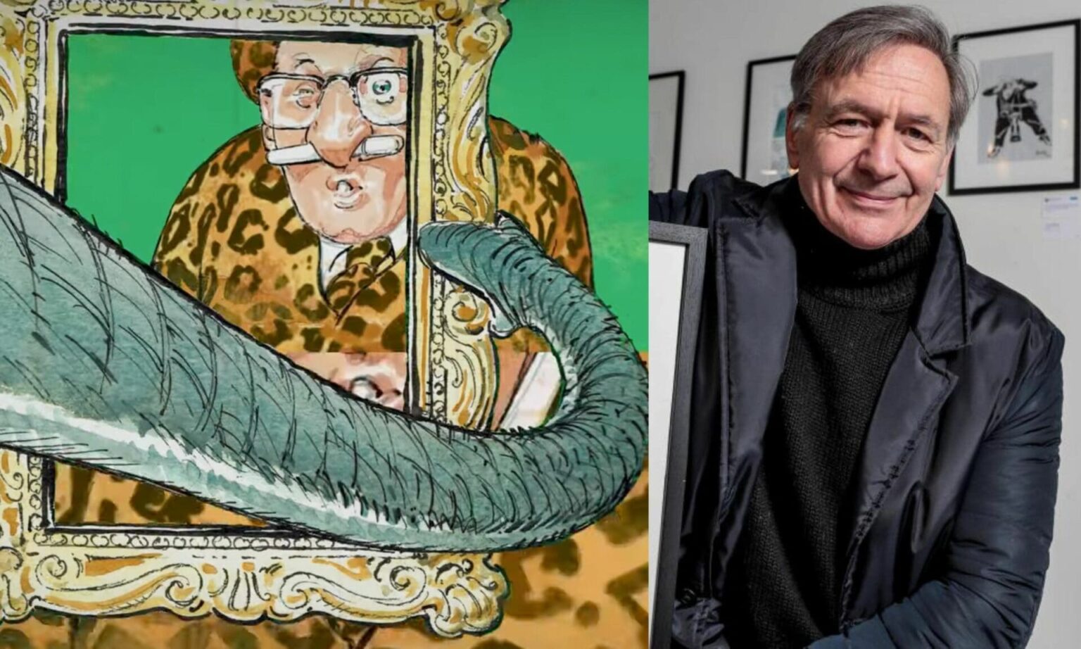 François Boucq sacré au Festival du livre de Paris avec son « Petit Pape » déjanté