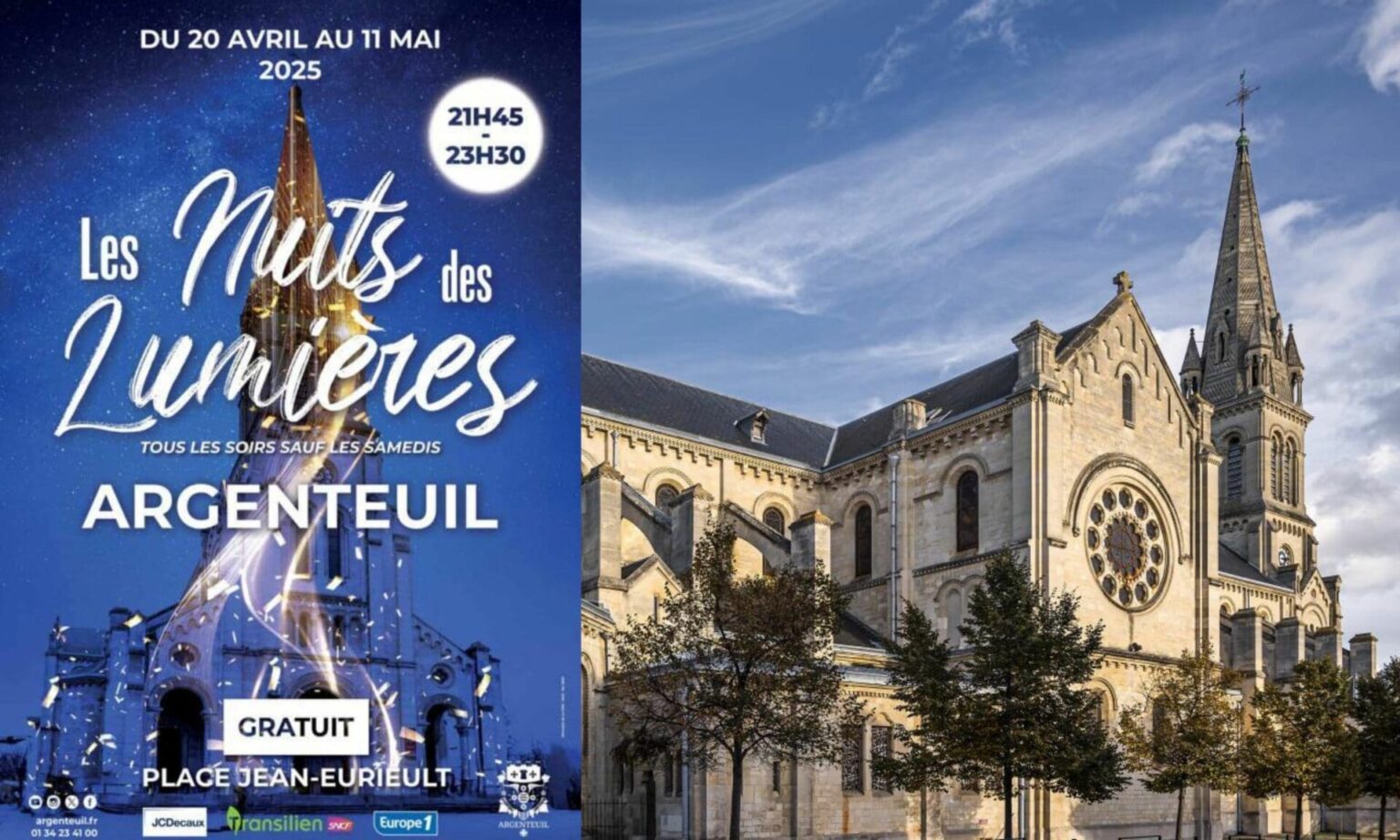 mapping sublime la basilique Saint-Denys