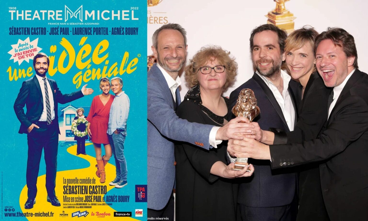 Une idée géniale : la comédie aux quiproquos explosifs triomphe au Théâtre des Variétés