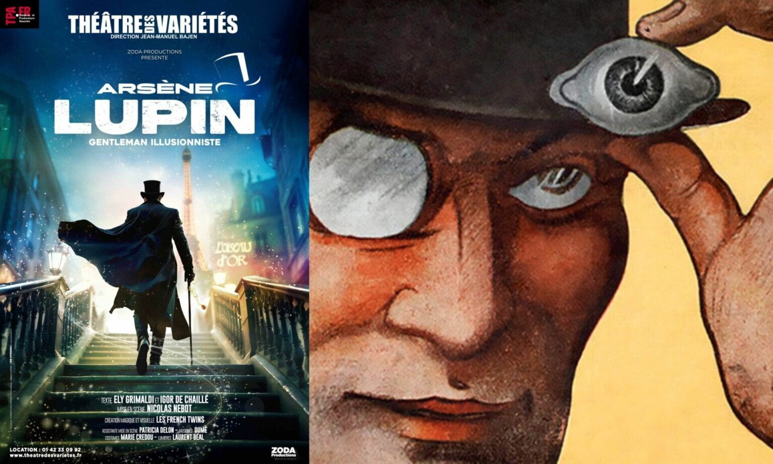 « Arsène Lupin, Gentleman Illusionniste » : magie et mystère au Théâtre des Variétés