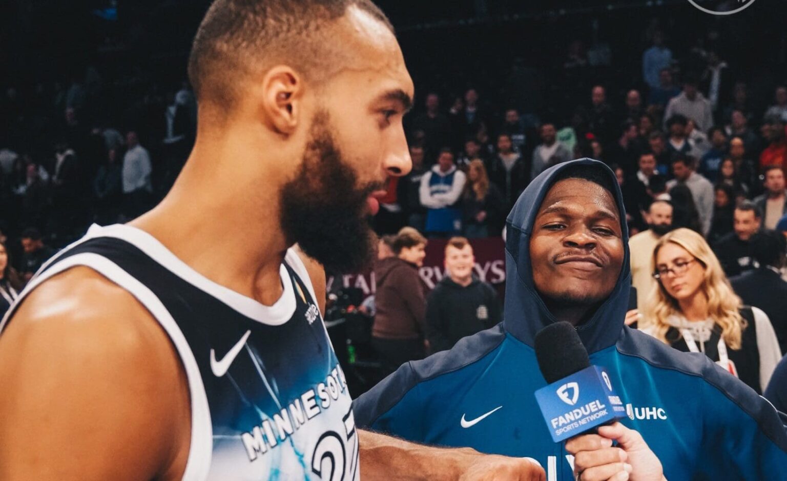 Gobert Edwards Wolves vs Nets