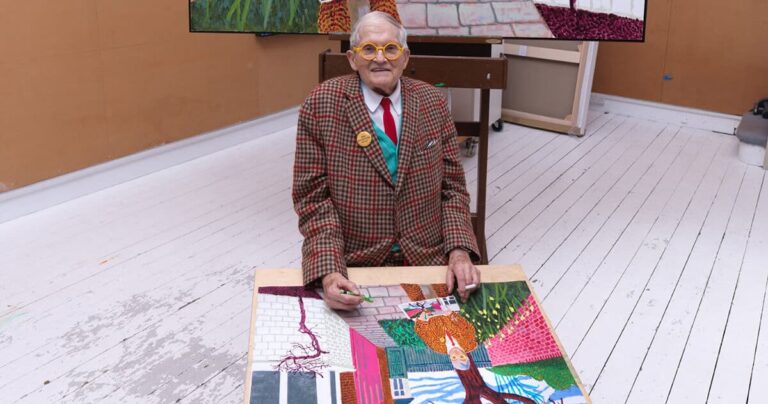 David Hockney censuré dans le métro parisien pour une cigarette sur une affiche