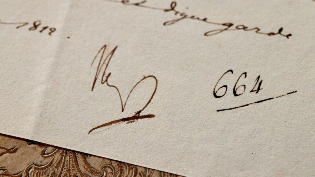 Une lettre rare de Napoléon sur l’arrestation du pape Pie VII aux enchères
