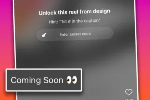 Instagram teste les Reels secrets  : des vidéos visibles uniquement avec un code