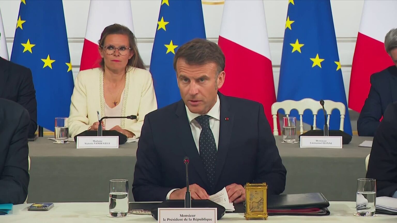Macron Trump droits de douanes