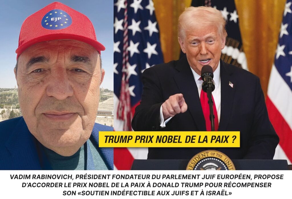 Trump prix Nobel de la Paix