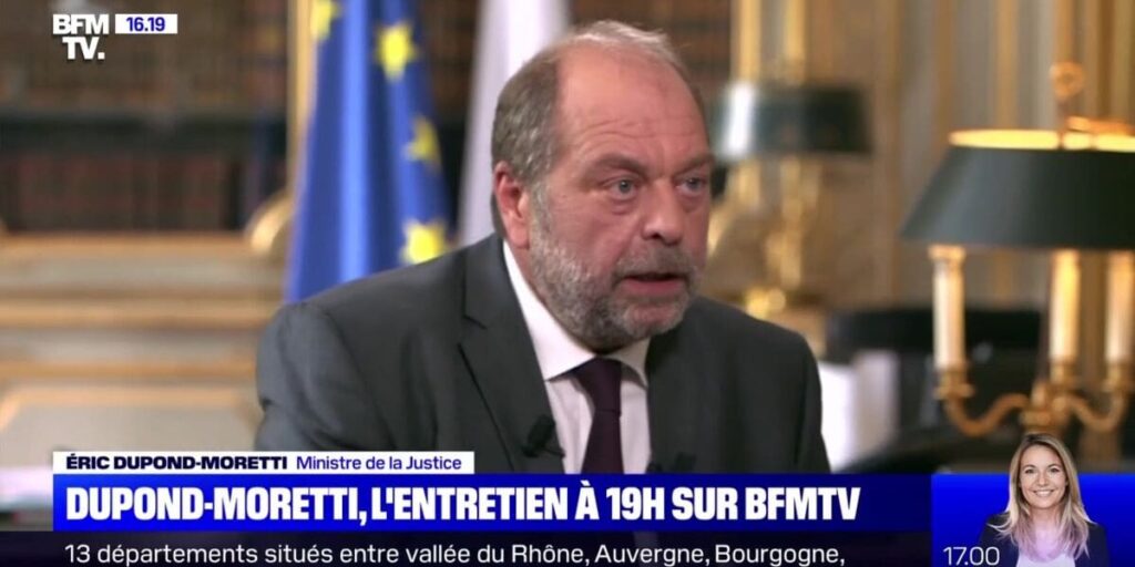 Eric Dupond-Moretti fait son retour médiatique dans “Seul contre tous” sur Paris Première