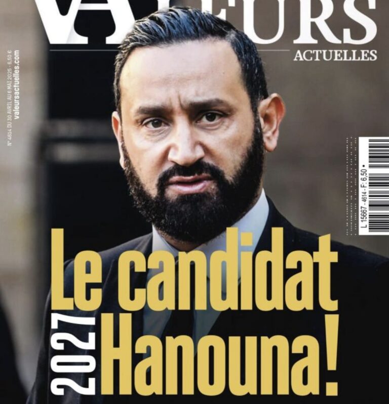 Valeurs Actuelles annonce que Cyril Hanouna sera candidat à la présidentielle 2027. L’animateur va répondre ce mardi ou mercredi sur Europe 1