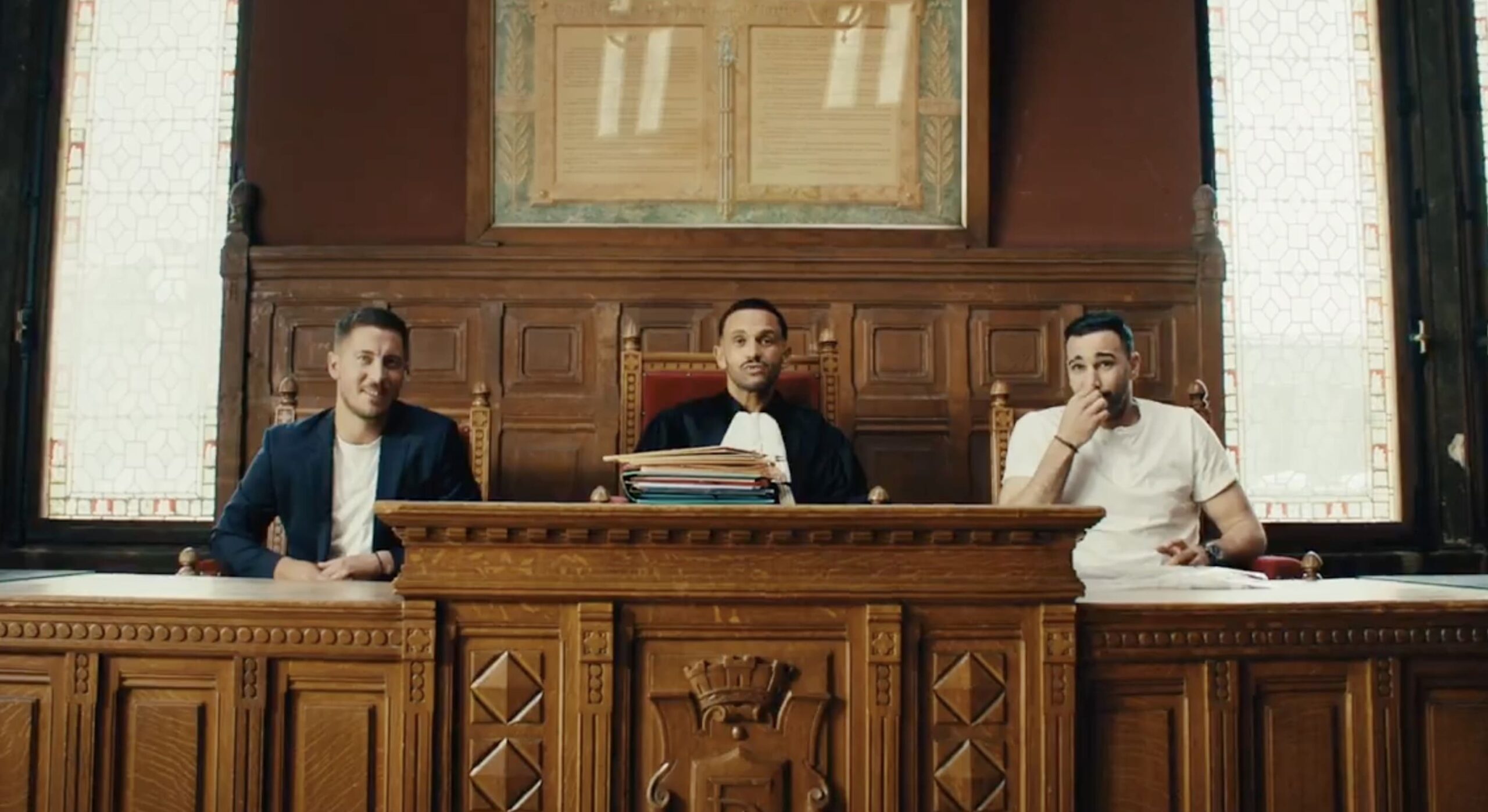 Malik Bentalha réunit Adil Rami et Eden Hazard