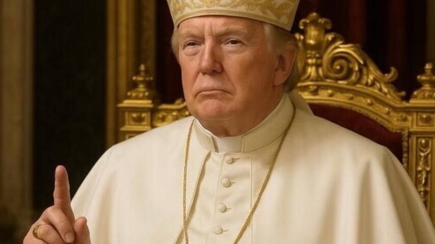 Trump enflamme la polémique en se représentant en pape grâce à l’IA, en pleine période de deuil au Vatican
