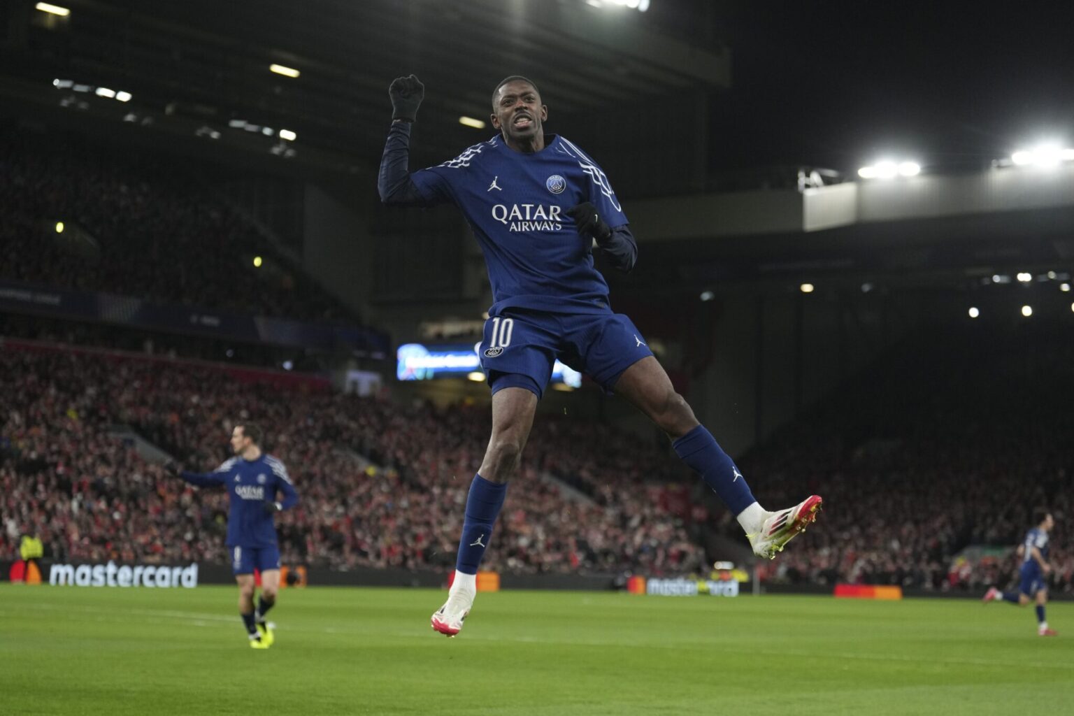 Ousmane Dembele Champions League Liverpool PSG