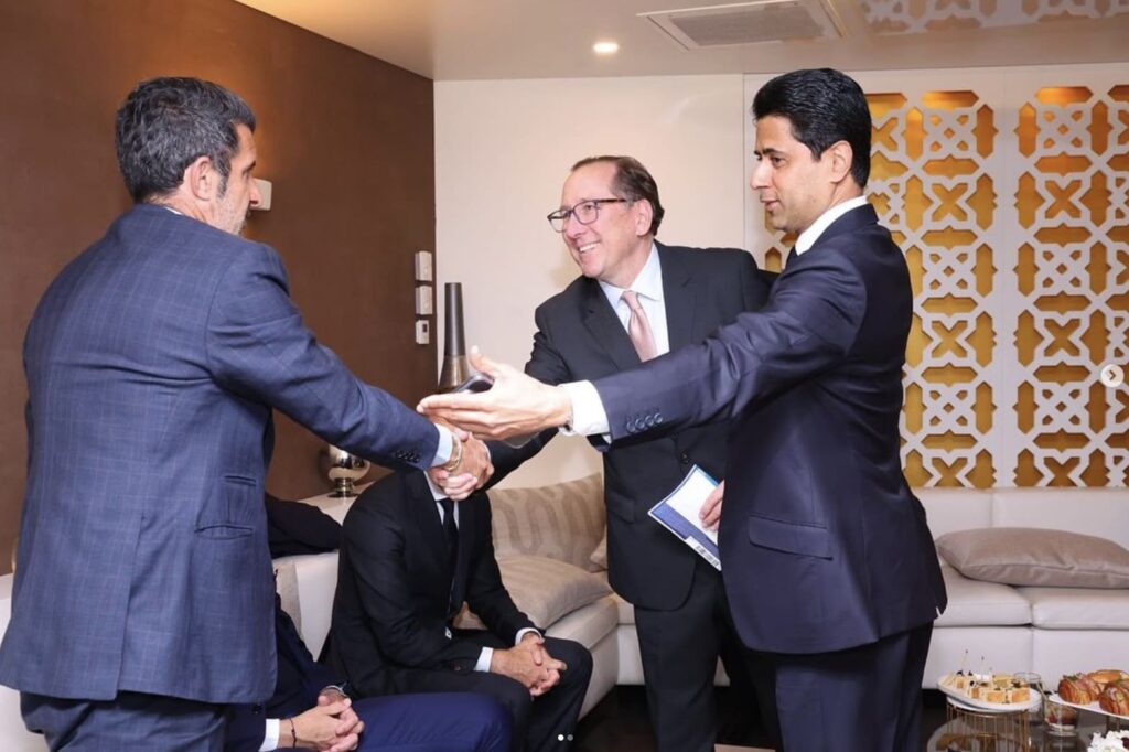 John Textor et Nasser Al-Khelaïfi réconciliés