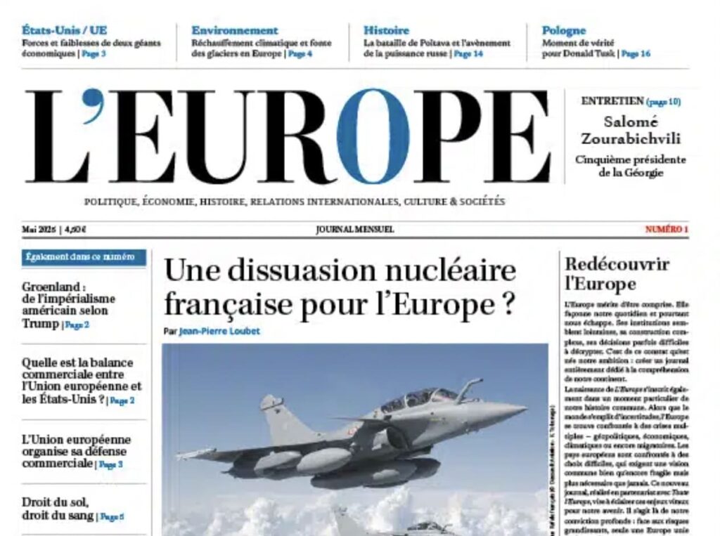 L’Europe a son journal : un nouveau mensuel pour penser le continent autrement