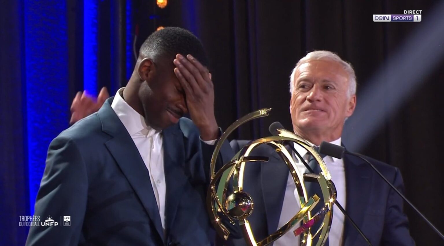 Dembele vs Deschamps aux Trophées UNFP