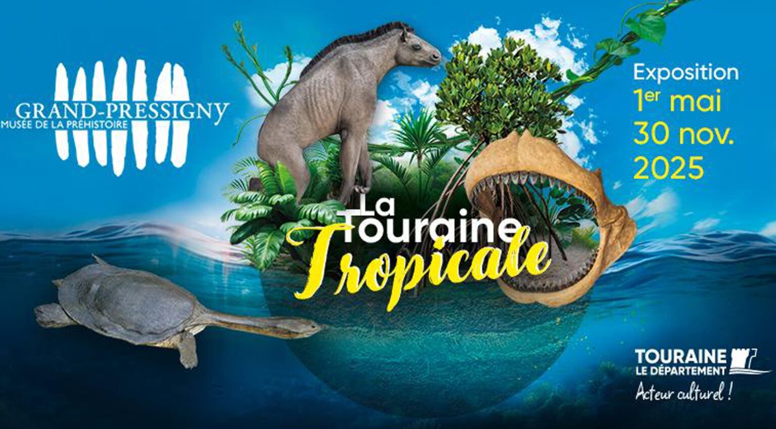 La Touraine Tropicale : une exposition qui vous fait remonter le temps au musée de la Préhistoire du Grand-Pressigny (37)