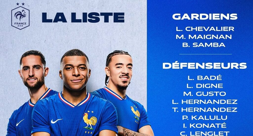 La liste pour France Espagne