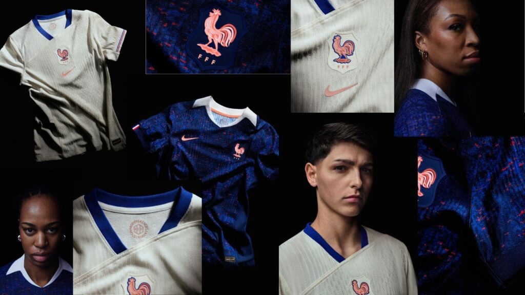 Les nouveaux maillots 2025 de l'équipe de France de football féminin