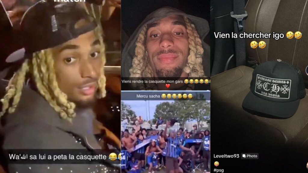 Sacha Boey : sa casquette volée sur les Champs Elysées lors de la fête de la qualification du PSG