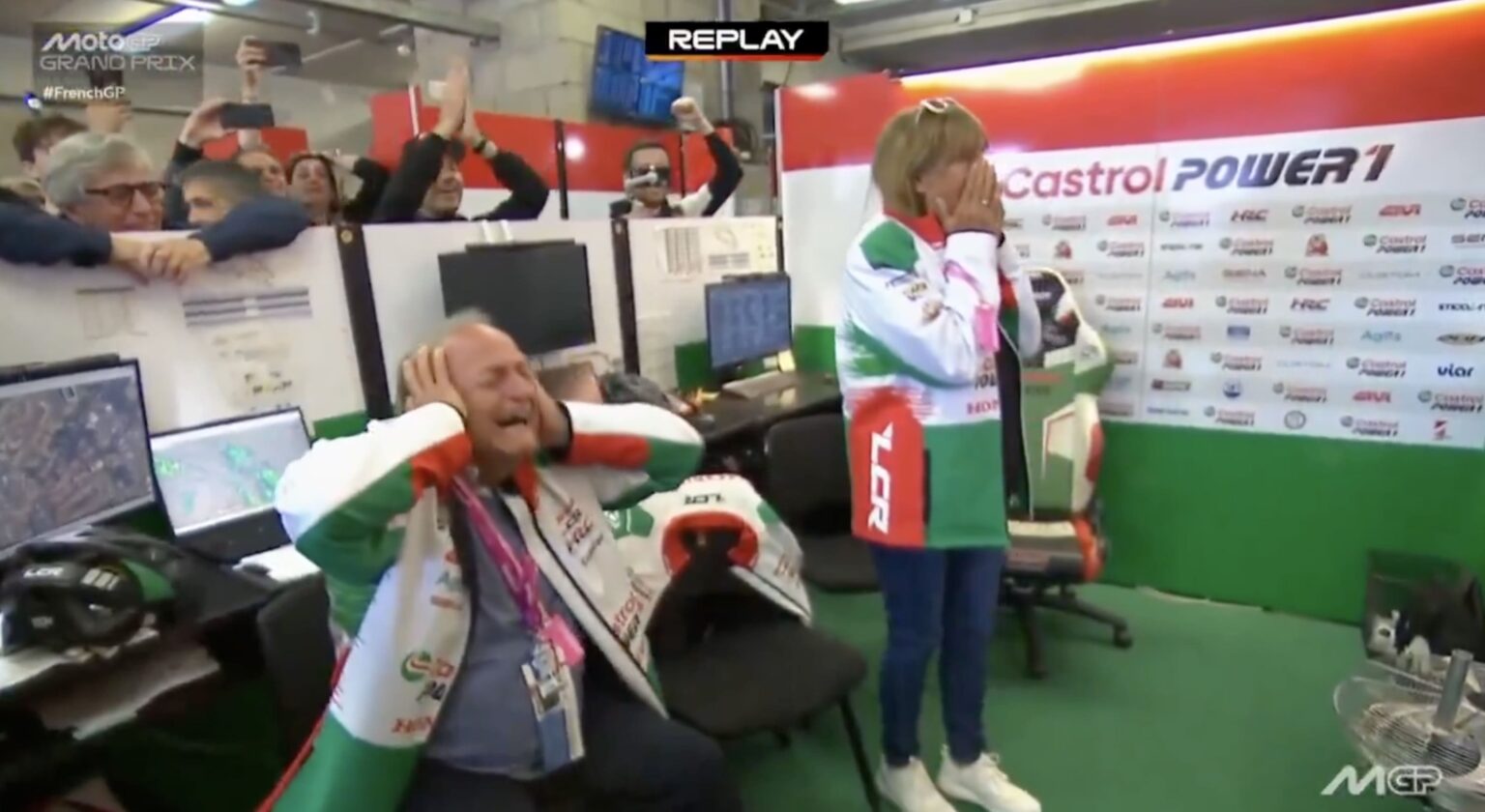 La joie des parents de Johann Zarco