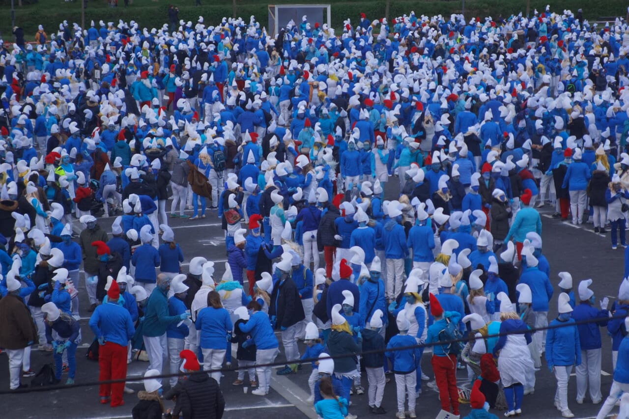 Landerneau : une nouvelle tentative de record du monde du nombre de Schtroumpfs