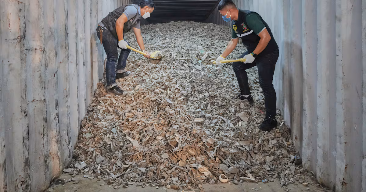 La Thaïlande saisit 238 tonnes de déchets électroniques illégalement importés des États-Unis