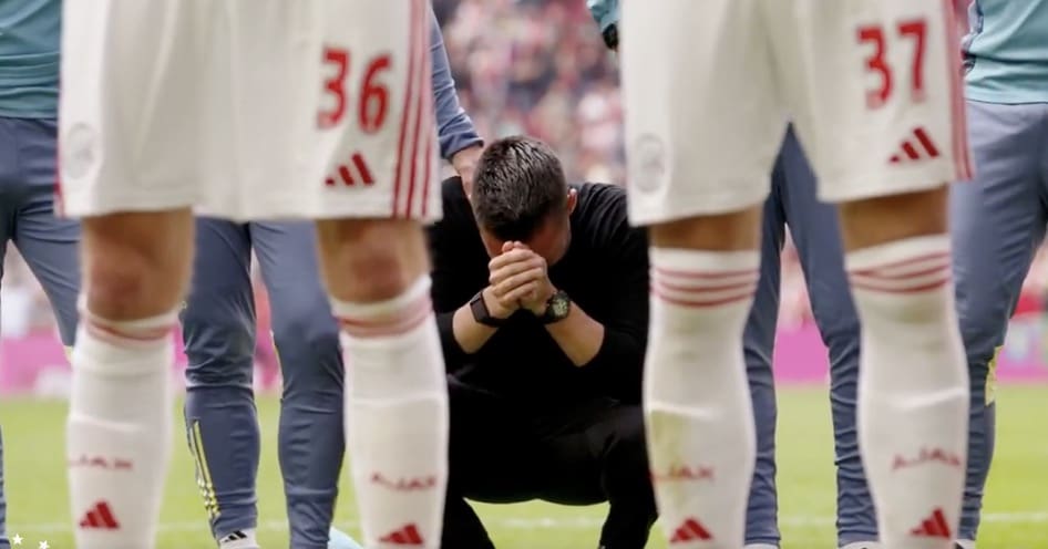 Pas de titre et des larmes, Francesco Farioli quitte l'Ajax d'Amsterdam