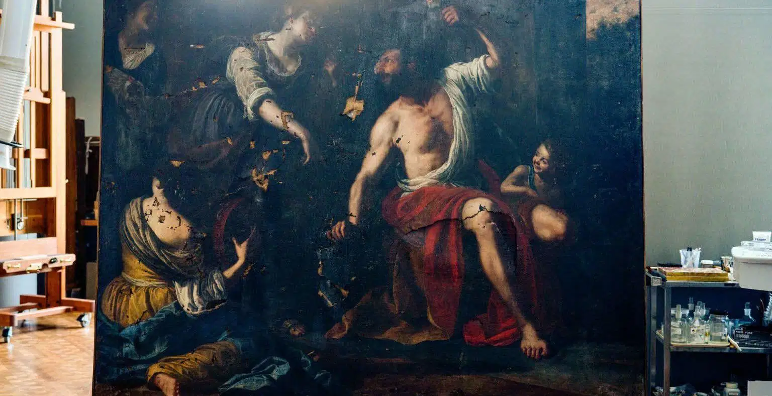 Un chef-d’œuvre rescapé : “Hercule et Omphale” d’Artemisia Gentileschi exposé pour la première fois au Getty Museum
