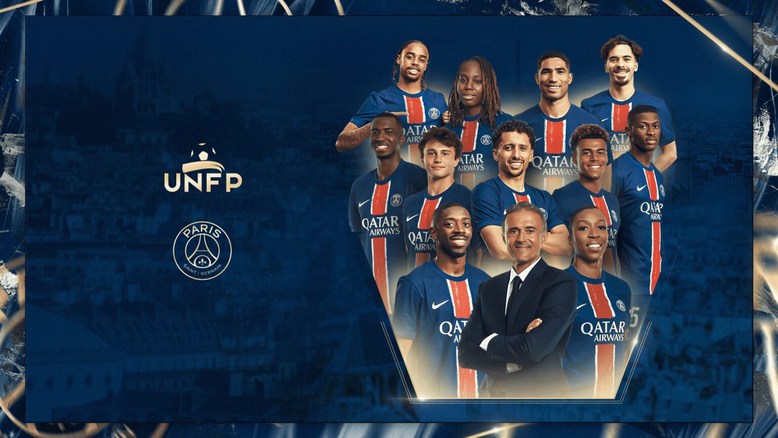 Le PSG brille aux Trophées UNFP 2025 avec 14 récompenses, dont celle de meilleur joueur avec Ousmane Dembélé