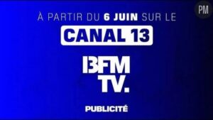 BFM TV dévoile son nouveau logo à l’approche de son passage sur le canal 13 de la TNT