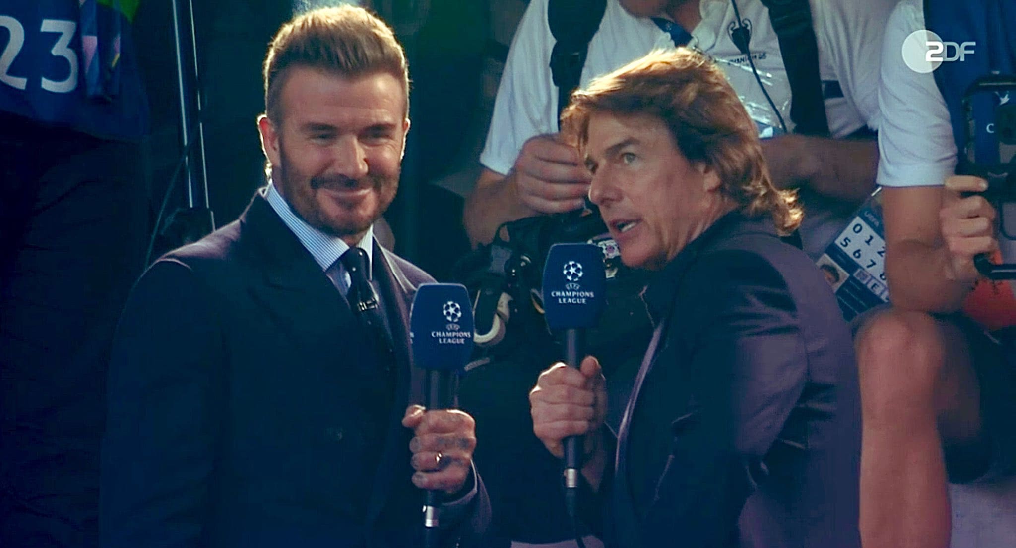 Finale de la Ligue des champions PSG - Inter Milan: Tom Cruise présent à Munich aux côtés de David Beckham