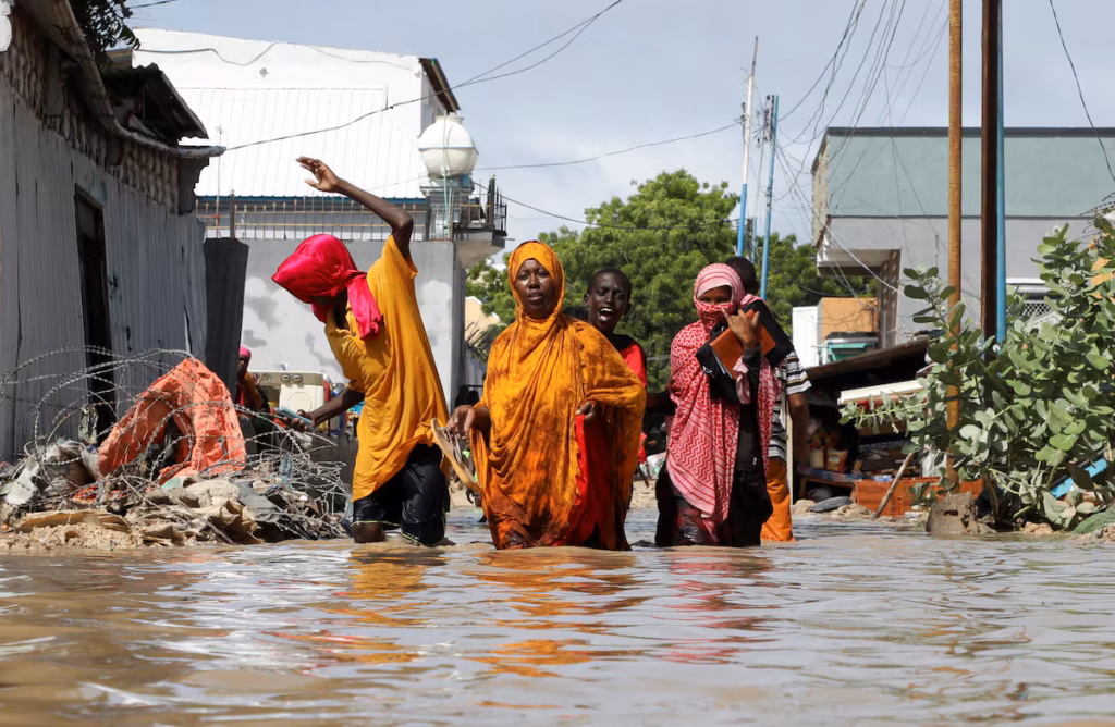 Mogadiscio frappée par des inondations : sept morts et des centaines de déplacés