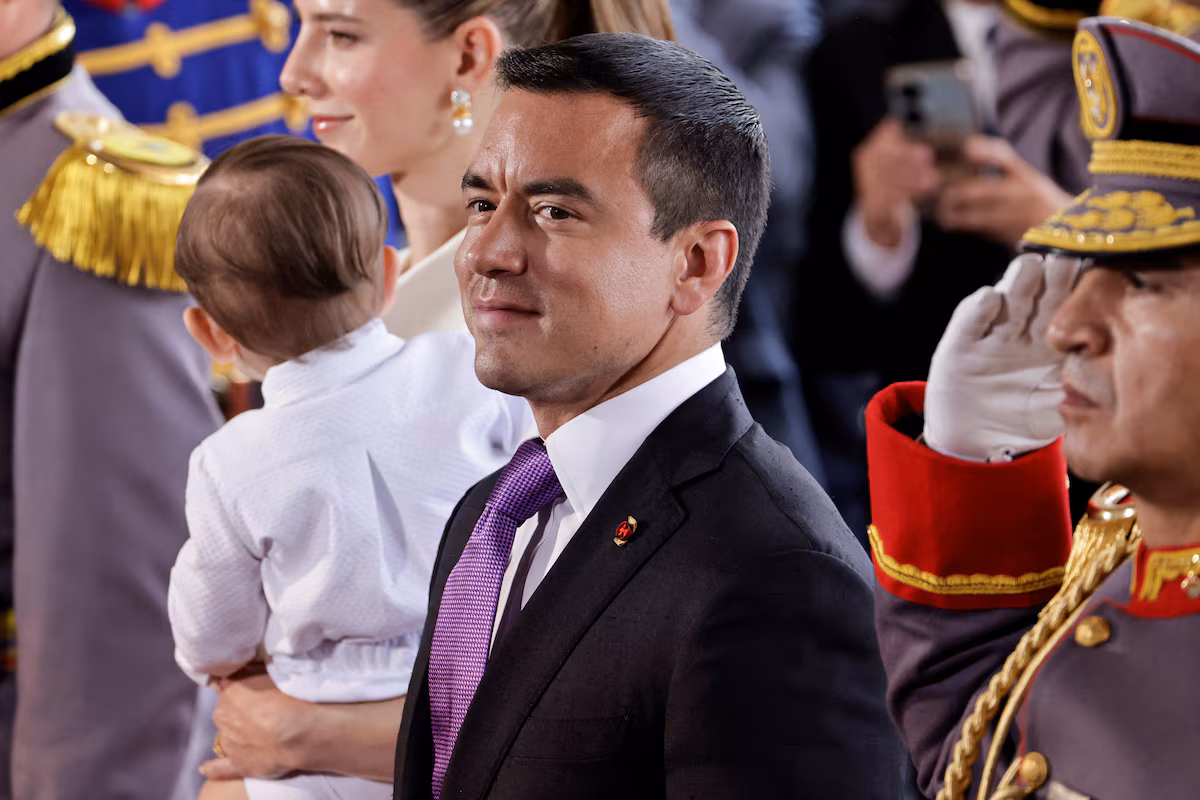 Équateur : Noboa entame un nouveau mandat en promettant fermeté contre la violence et relance économique