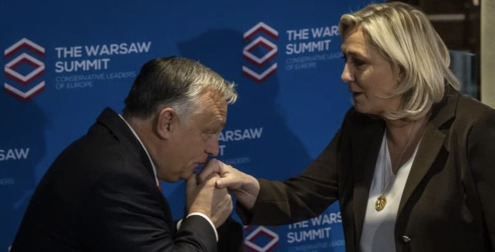 Viktor Orban célébré en France aux côtés de Le Pen, la gauche radicale fulmine