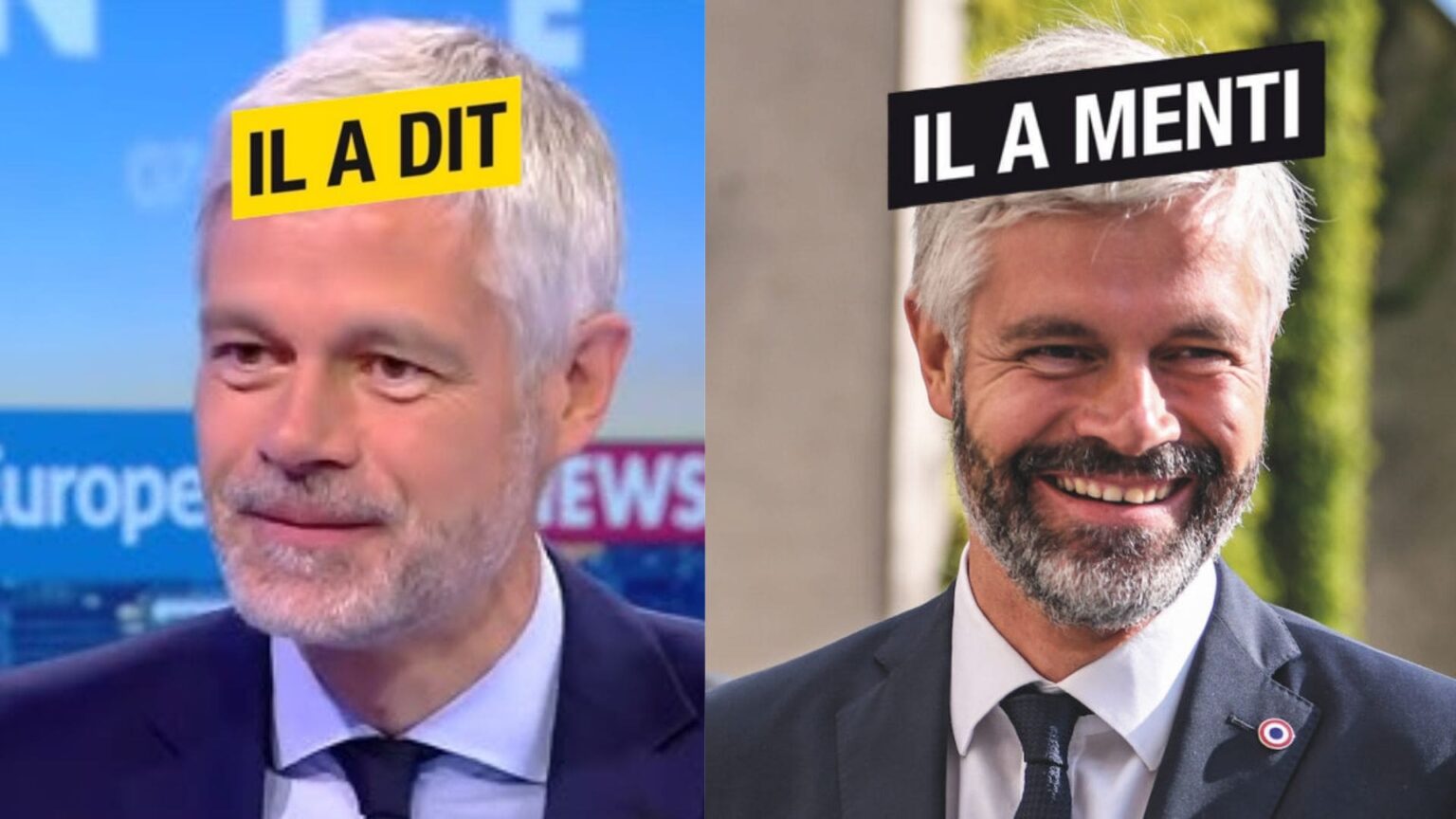 IL A DIT, IL A MENTI - Le coup de bluff de Laurent Wauquiez sur le mariage des clandestins
