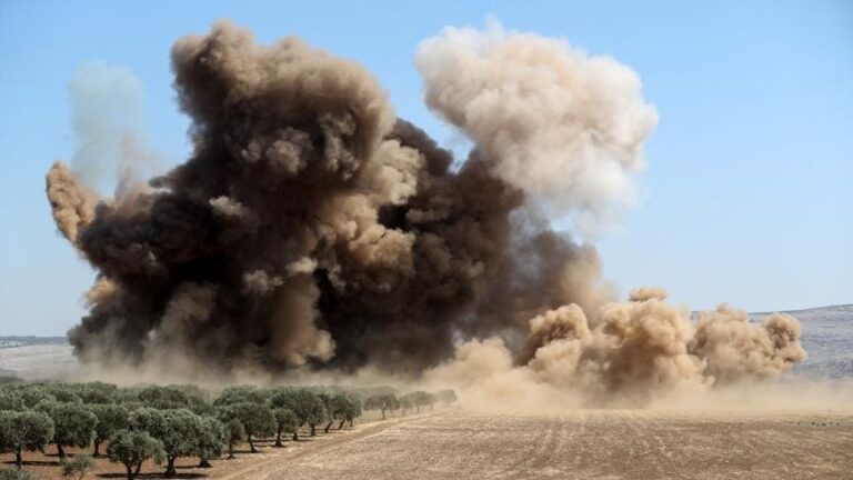 Damas secouée par une explosion contrôlée lors d’un exercice des forces de sécurité syriennes