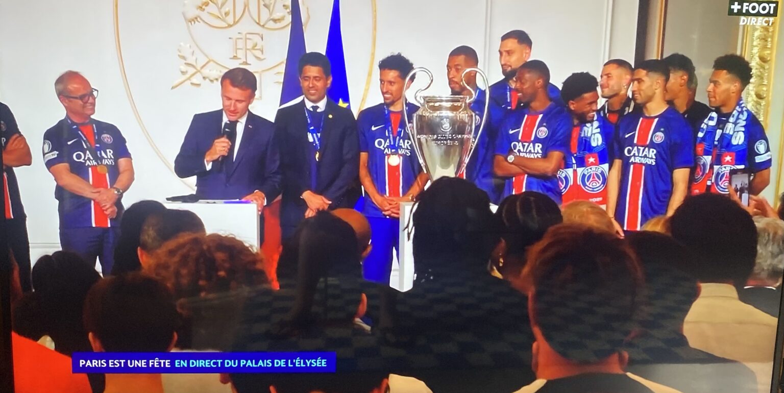 Emmanuel Macron: «Vive le PSG, vive la République, et vive la France!»