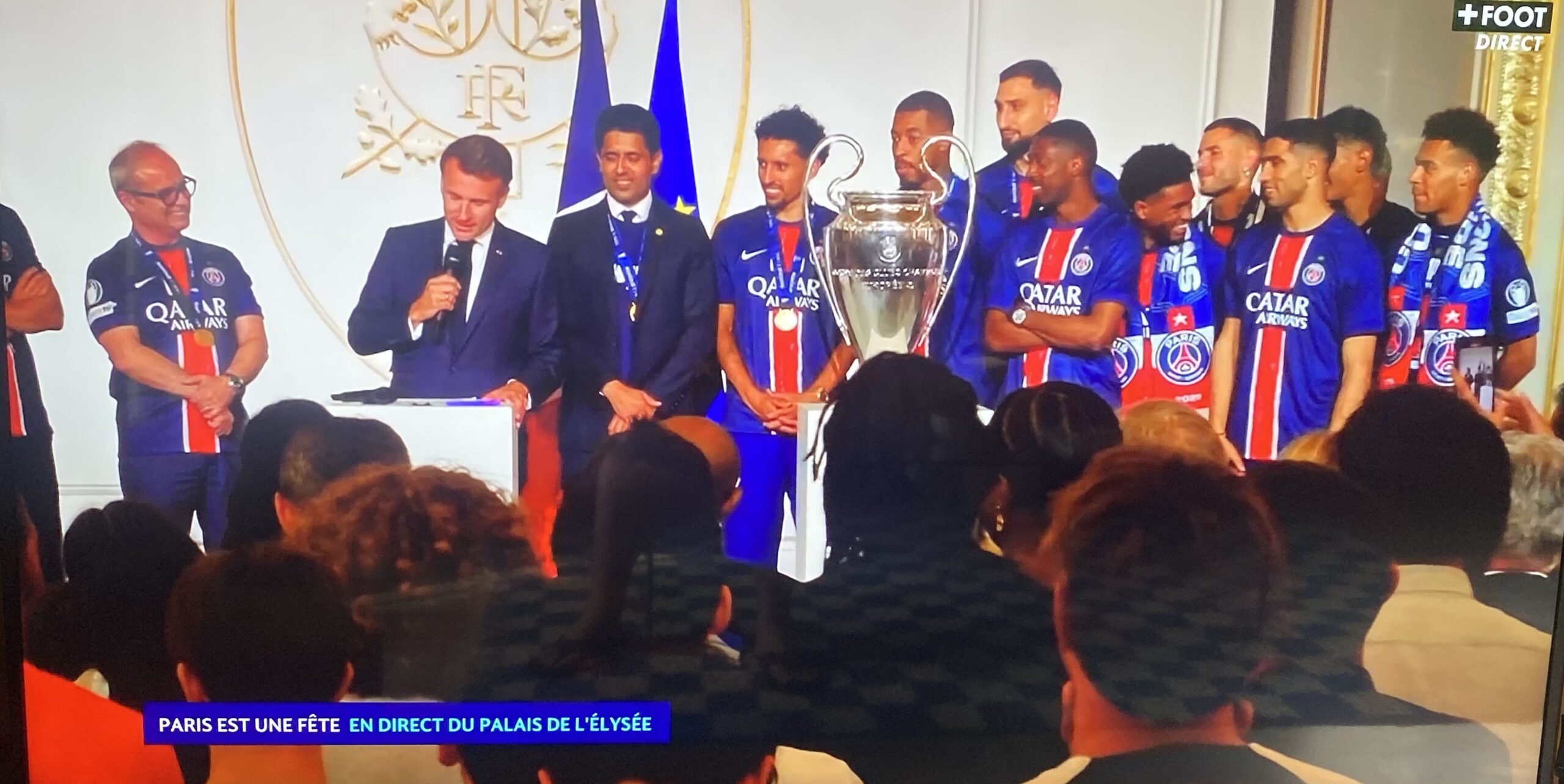 Emmanuel Macron: «Vive le PSG, vive la République, et vive la France!»