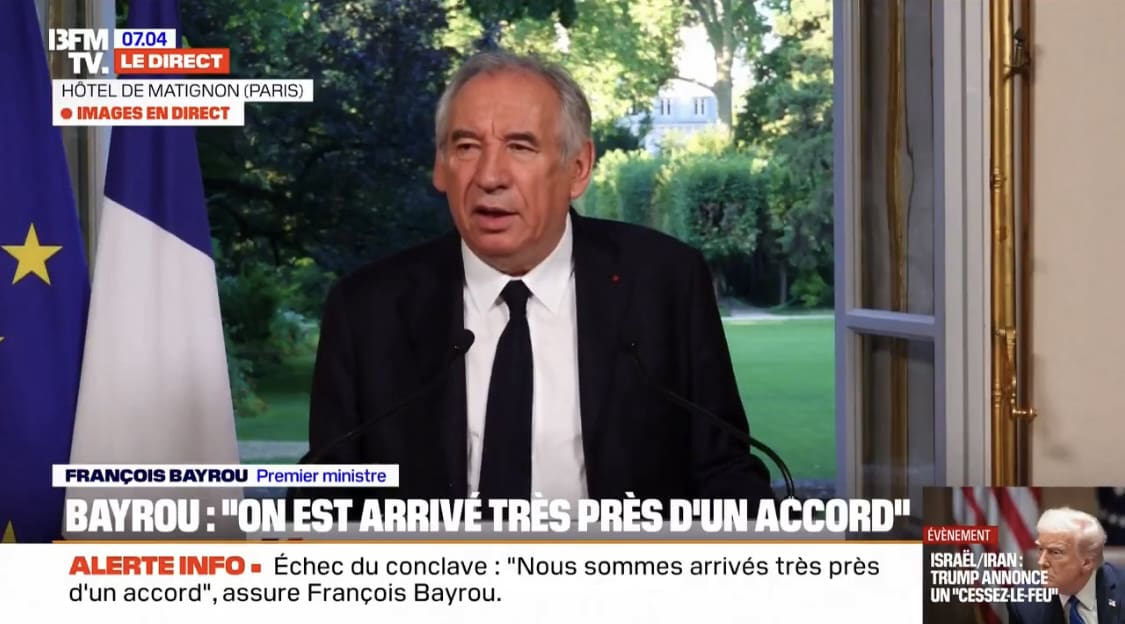 Échec du conclave sur les retraites: François Bayrou veut relancer le dialogue pour «trouver une voie de passage»