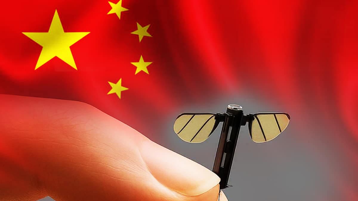 La Chine dévoile un micro-drone espion miniature de la taille d’un moustique 