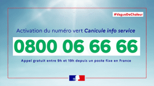 Le numéro vert canicule réactivé ce samedi: gratuit et joignable de 8h à 19h