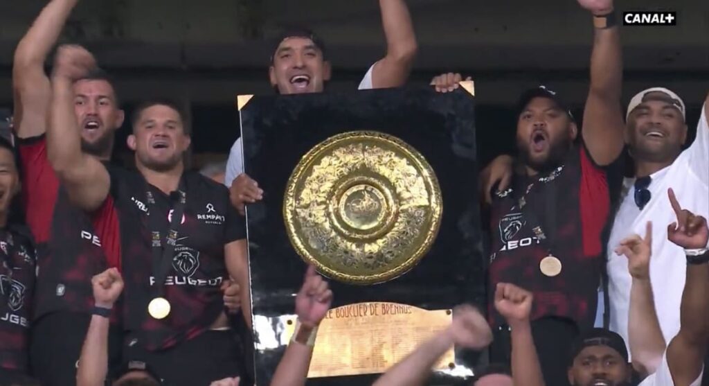 Rugby - Le Stade Toulousain remporte son 24e Bouclier de Brennus face au champion d’Europe Bordeaux-Bègles (39-33)