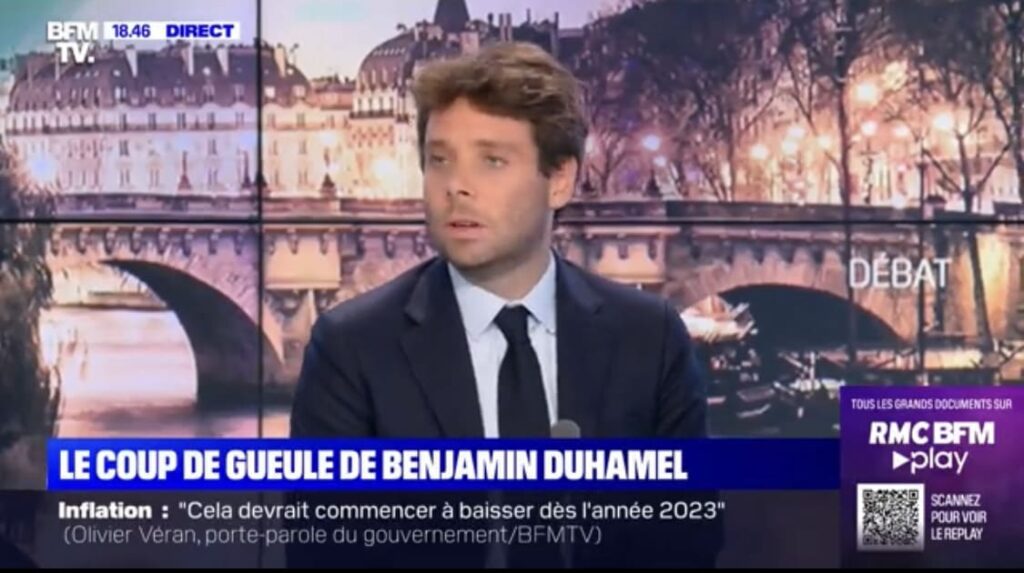 «Ce que je demande, c’est qu’on m’évalue sur mon travail, pas sur mes origines familiales.» Benjamin Duhamel parle pour la première fois après son départ de BFMTV pour France Inter