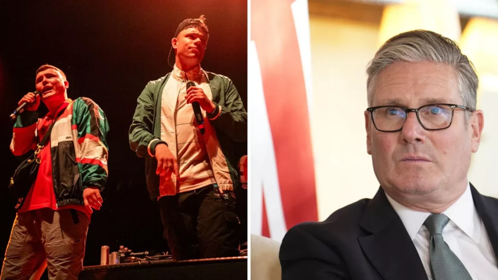 À Glastonbury, le groupe irlandais Kneecap enflamme la scène avec des attaques contre Keir Starmer et Israël