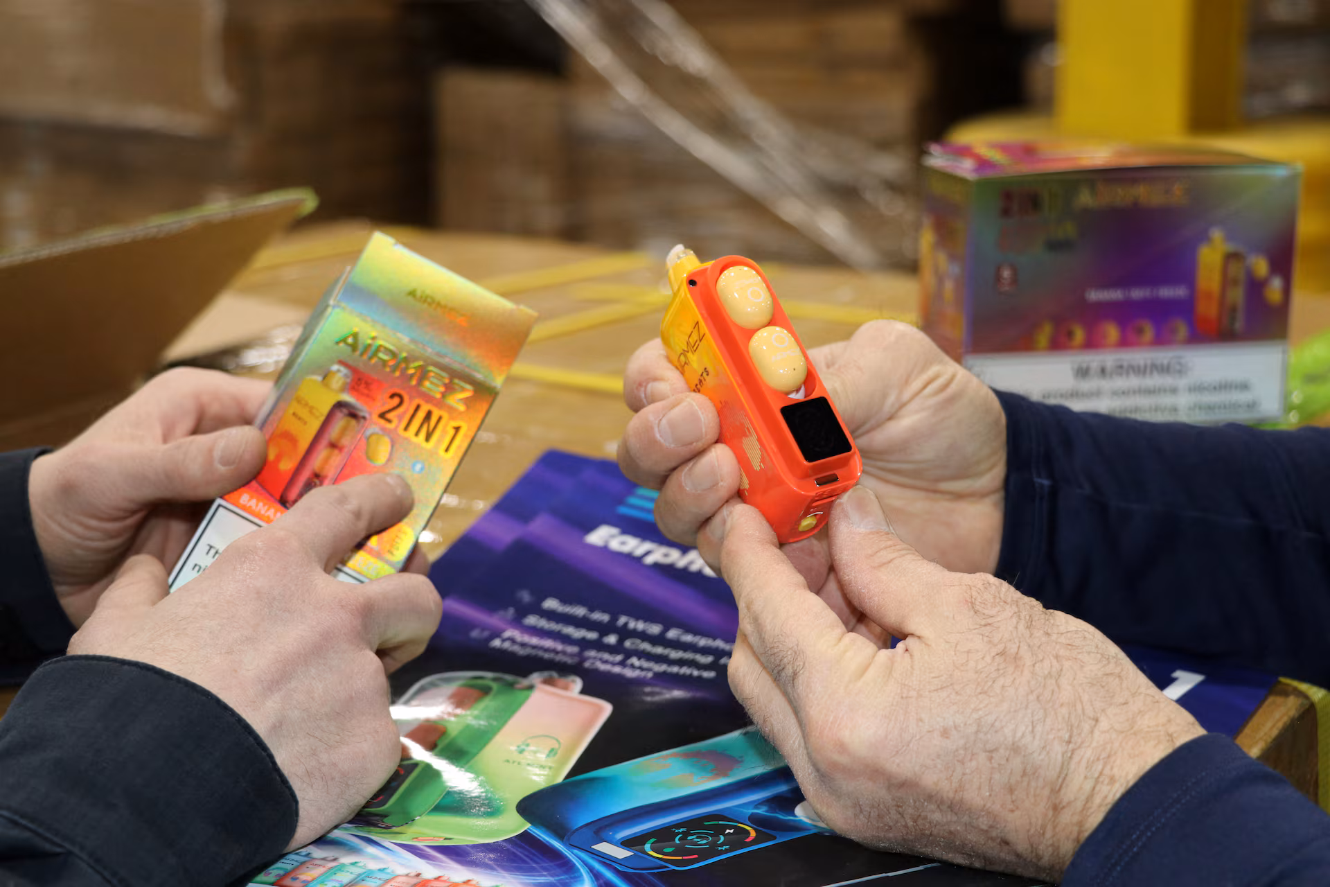 Contrebande de vapes chinoises : comment les États-Unis sont inondés par un trafic orchestré depuis la Chine