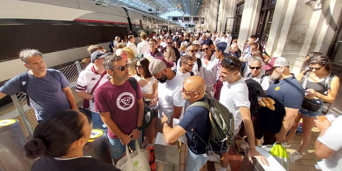 Finale ratée pour les supporters de l’UBB : un TGV bloqué les prive du Top 14