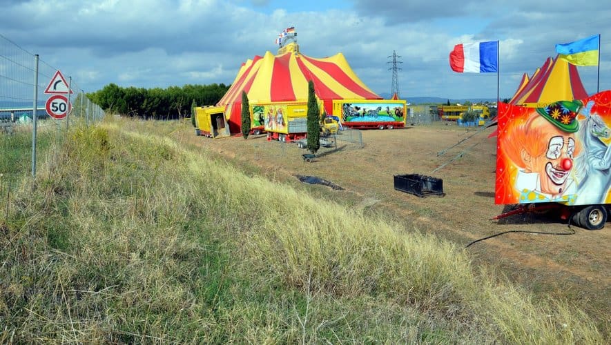 Cirque Zavatta : nouvelle installation sauvage à La Rouvière